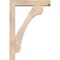 Ekena Millwork Legacy Block Smooth Bracket w/ Offset Brace, Douglas Fir, 5 1/2"W x 26"D x 38"H BKT0604X26X38LEC05SDF - alternate 3